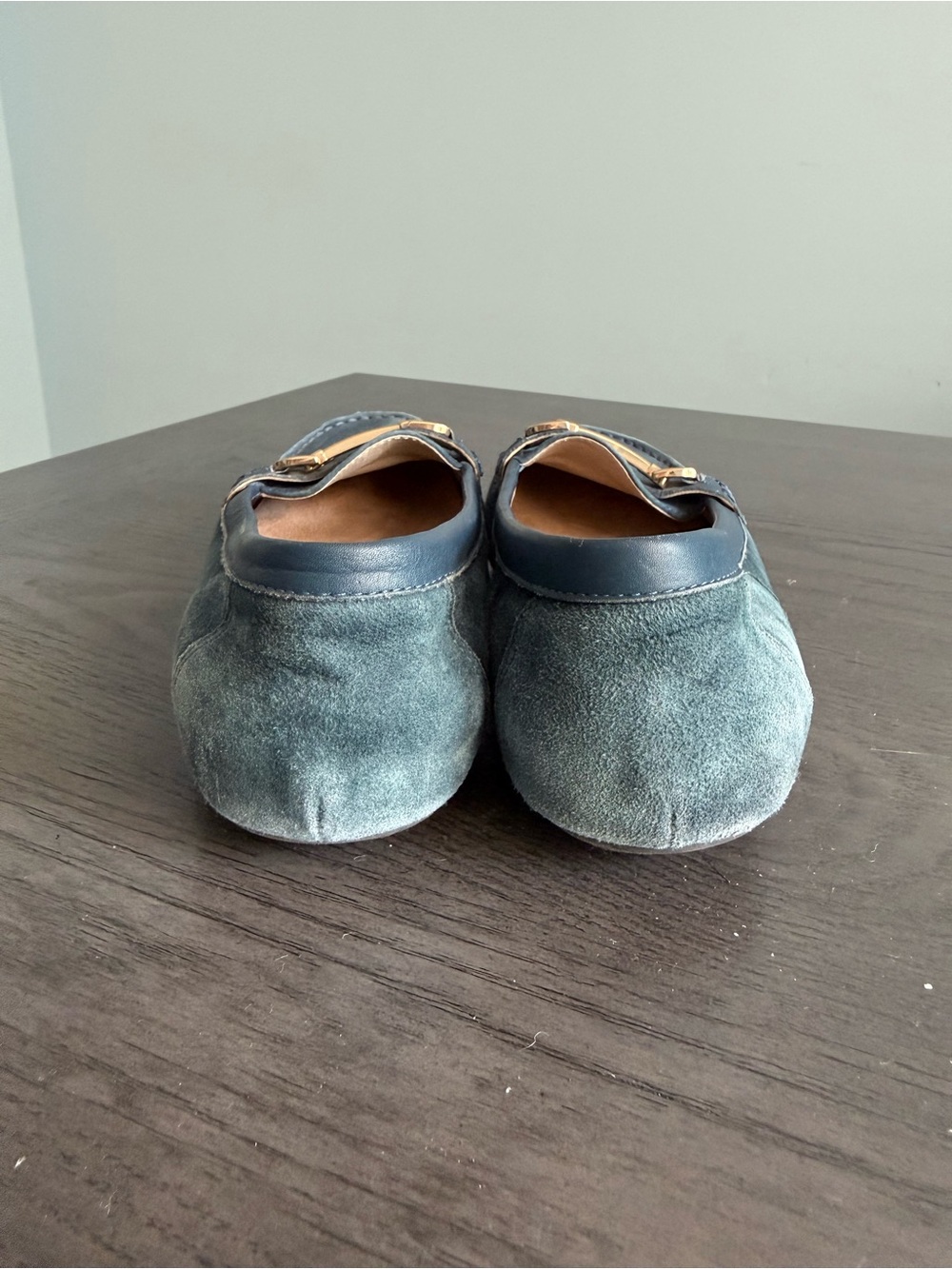 Vionic Kenyon Women’s Blue Suede Horsebit Loafers Size 9.5 - Picture 3 of 9